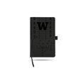 thumbnail image 1 of Washington Huskies Laser Engraved Black Notepad With Elastic Band, 1 of 1
