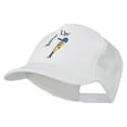 thumbnail image 2 of Youth Batter Up Embroidered Mesh Cap - White OSFM, 2 of 5