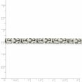 thumbnail image 5 of 925 Sterling Silver 5mm Square Byzantine Chain 22 Inch, 5 of 5