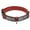 Red, variant on Dogline Omega Nylon Flat Collar + Built-in Hook & Loop Fastener