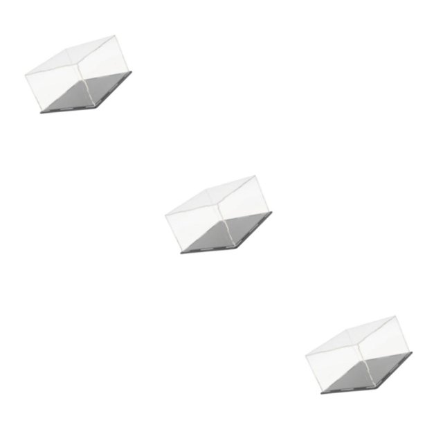 Toystoory Vitrina acrílica Cajas de protección a prueba de polvo Contenedor 18x22x16cm Type1 NO1