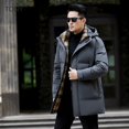 thumbnail image 4 of Chaqueta larga de plumón con relleno de plumón de pato 2024, chaqueta de invierno cálida de marca para hombre, abrigos acolchados para hombre, ropa para hombre, 4 of 5