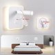 thumbnail image 3 of ZHAOCHENG Aplique de pared LED moderno de 8 W, luz de lectura de pared con interruptor giratorio de 350 °, foco de pared LED de 3 W, lámpara de pared para interiores, blanco 3000 K, 3 of 5