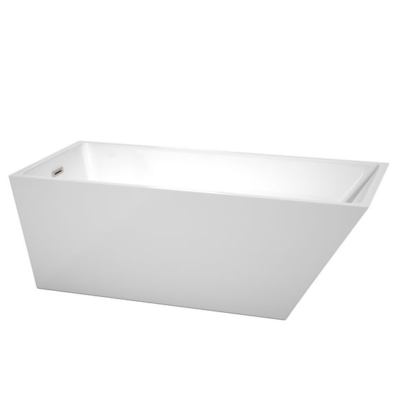 Hannah 67'' x 31.5'' Freestanding Soaking Bathtub