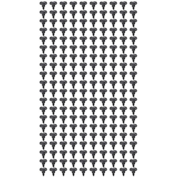 200PCS Push Type Retainer Clips 8mm Fender Liner Clips for Infiniti Trim Rivet Body Fasteners 01553-09321