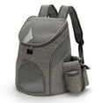 thumbnail image 1 of Pet Travel Carrier Bag Multi-functional Foldable Adjustable Double Zipper Design Cat Dog Backpack Pet Supplies, 1 of 9