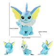 thumbnail image 3 of Big Umbreon Pokemon Plush Toy Sitting Eevee Leafeon Vaporeon Eevee Flareon Glaceon Espeon Jolteon Eevolutions Game Doll, 3 of 5