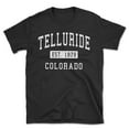 thumbnail image 1 of Telluride Colorado Classic Established Men's Cotton T-Shirt, 1 of 1