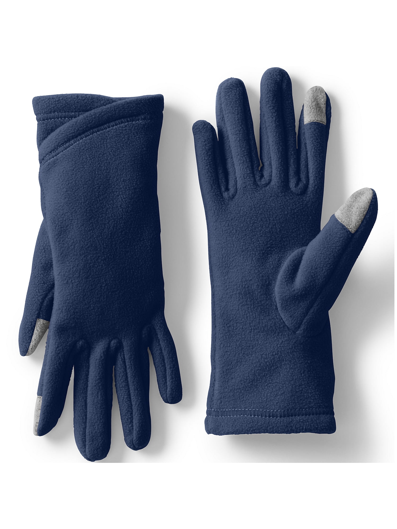 Lands' End Women's EZ Touch Screen Fleece Winter Gloves