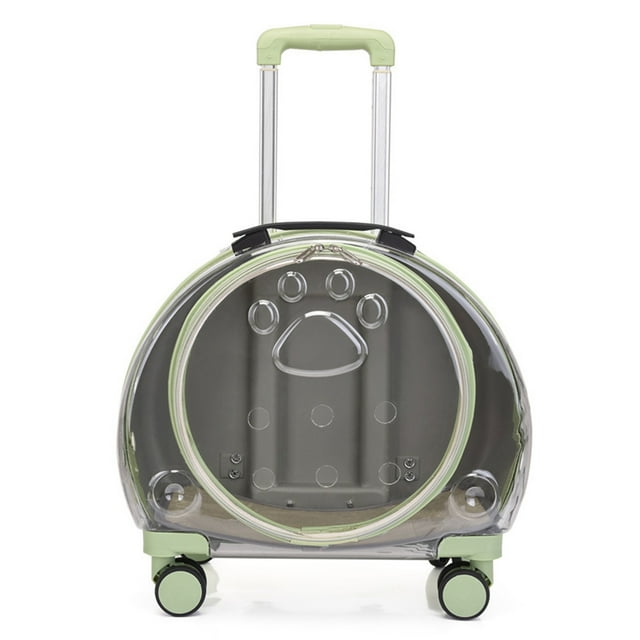 Transporteur Roulant pour Animaux de Compagnie Sac à Dos à Bulles pour Chat Chariot pour Animaux de Compagnie Sac à Dos Portable Respirant pour Petits Animaux Chatons