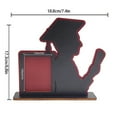thumbnail image 6 of sunsanly Wooden Graduation Photo Frame Male Graduates Outline 3D Desktop Graduation Picture Display Frame Grad Theme Party Decoration Gift, 6 of 8
