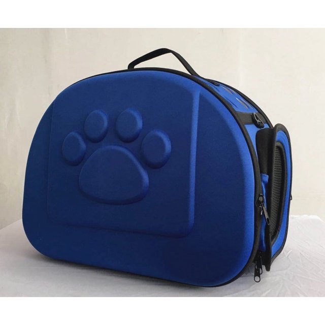 Bolsa para mascotas plegable de color sólido Bolsa para gatos transpirable Mochila portátil para mascotas