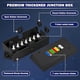 thumbnail image 2 of Caja de Conexiones para Remolque de 7 Vías, Caja de Cableado para Remolque de 7 Pines, Caja de Conexión de Cables Eléctricos Codificados por Colores para Remolque de RV., 2 of 5