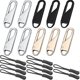 thumbnail image 1 of 10 Pcs Zipper Pull Tab Replacement Metal Zipper Extender Handle Fixer, 1 of 5