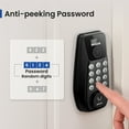 thumbnail image 5 of DESLOC C110-W Keypad Door Lock with Fingerprint & Touchscreen, Keyless Entry Door Lock with 100 Fingerprints Storage,Smart Door Locks for Front Doors, Auto-Lock,Easy Installation–Black, 5 of 11