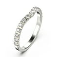 thumbnail image 2 of Radhika2 Curved Diamond Ring 10k White Gold, 2 of 4