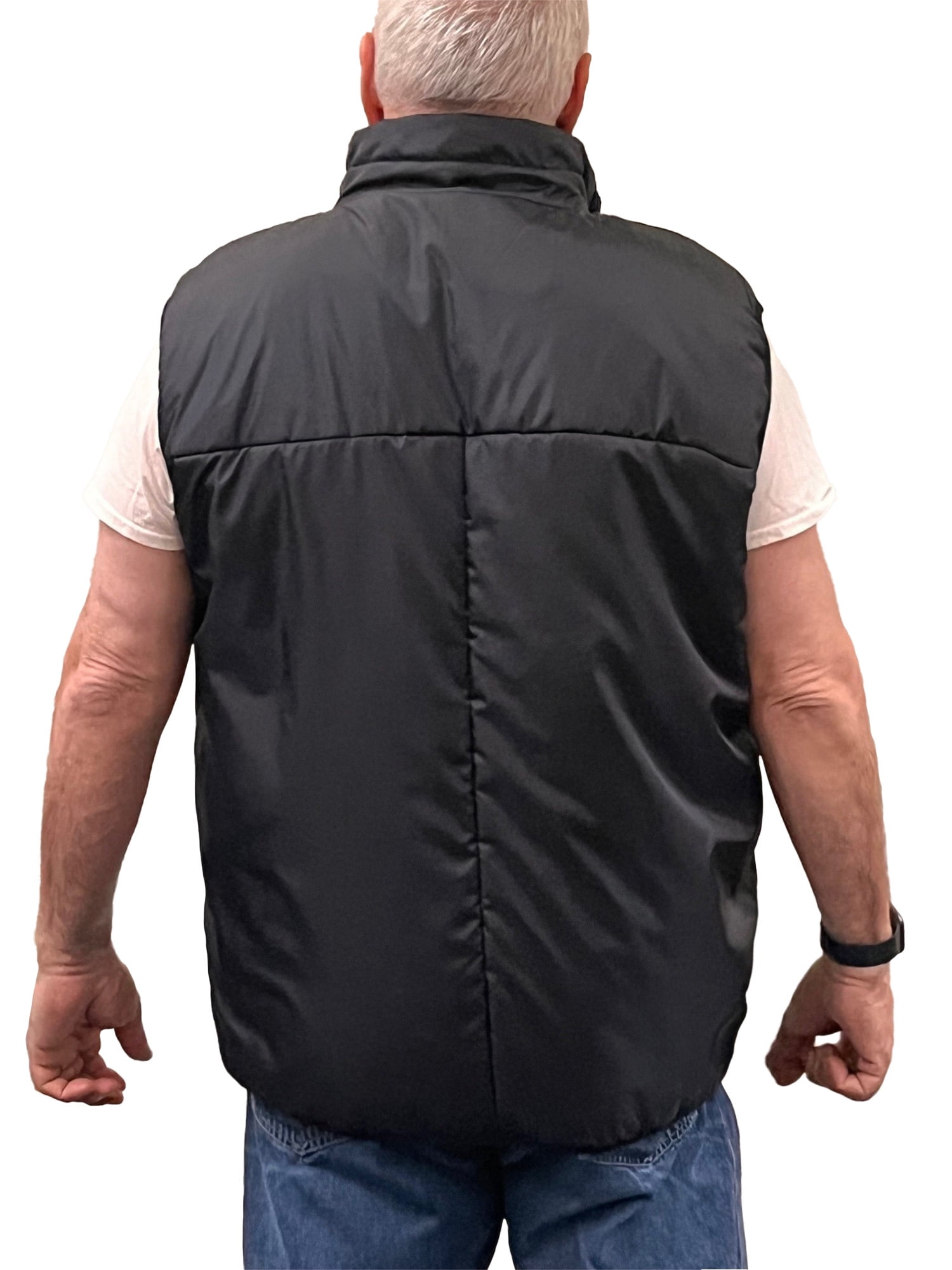 Wrangler Men's Big and Tall Puffer Vest, Big Size up to 6XL and Tall Size up to 5XT