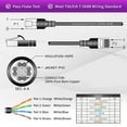 thumbnail image 3 of White Patch Cables Cat6a 1M/3.28ft (10 Pack) Slim,Cat6a Ethernet Patch Cable 10G Support, Snagless Cat 6 Patch Cable for Patch Panel to Switch, Flexiable Cat 6a Ethernet Cable with Gold Plated, 3 of 9