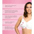 thumbnail image 5 of Exquisite Form 5100548 Fully® Slimming Wireless Full-Coverage Bra with Back Closure & Lace, 5 of 6