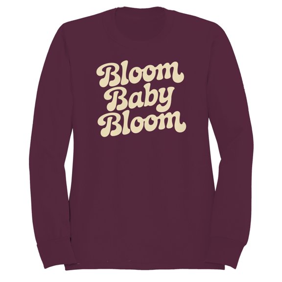 Smartprints Bloom Baby Bloom Women's Sweatshirt Maroon, Cotton, S
