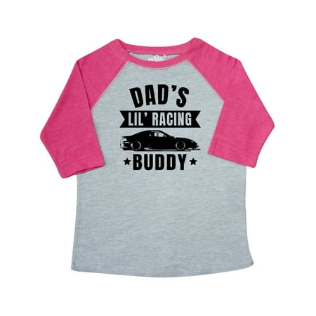 

Inktastic Dads Lil Racing Buddy Gift Toddler Boy or Toddler Girl T-Shirt