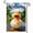 A, variant on XaaKee Garden Flags, Sweet Duck Rippling Lake Calligraphy Baby Duckling Yard Flag, Double-sided High-Quality White Linen Garden Flags For Outside Clearance, 12x18Inch