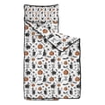 thumbnail image 2 of White Halloween Witch Pumpkin Pattern Toddler Nap Mats for Kids Preschool,50"x20" Sleeping Mat Bag or Kids,Toddler Sleeping Bag,Toddler Nap Mat or Daycare, 2 of 6