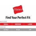 thumbnail image 4 of Hanes Boys' Uniform Crew, Moisture-Wicking Socks, Cushioned Foot Bottoms, White, 10-Pack, Clothing Size: Large, 4 of 6