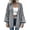 Gray, variant on Women Oversized Cardigan Sweater Front Open Knitted Lantern Long Sleeve Thick Jacket