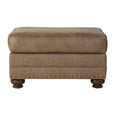 thumbnail image 4 of Leinster Faux Leather Arm Chair and Ottoman in Jetson Ginger, 4 of 10