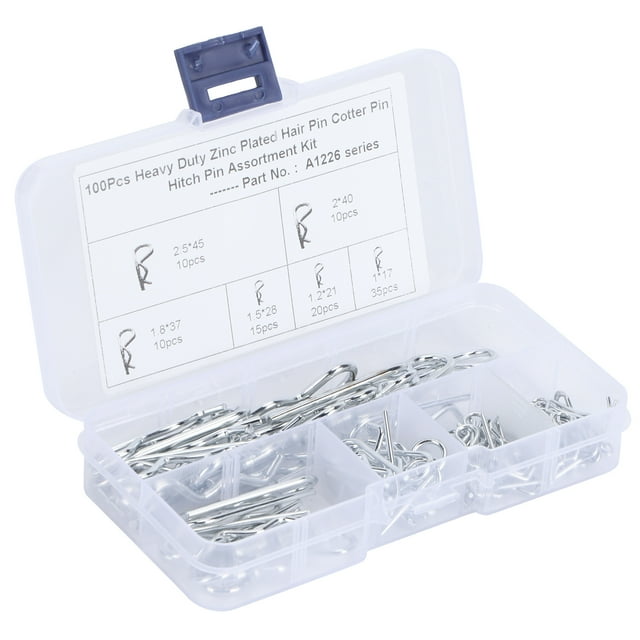 R Pins, Split Pins 100PCS Tractor Pin Clips for Workshop for Home