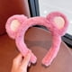 thumbnail image 5 of Diadema con orejas de oso de peluche, diadema para niñas, diadema con aro para el pelo, tocado, conjunto de 2 piezas JAMW Sencillez, 5 of 5