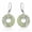 Tree of Life 2, variant on Tree of Life Jade Earrings 18K Gold Plated Peace Circle Dangle Earrings Leverback for Women Mom Gift