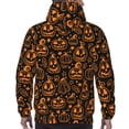 thumbnail image 5 of Hoodies for Men - halloween pumpkin design Long Sleeve Comfrt Men'S Fashion Hoodies & Sweatshirts, Sweatshirts for Men Hoodies Pullover Clothing Clothes with Pouch, 5 of 7