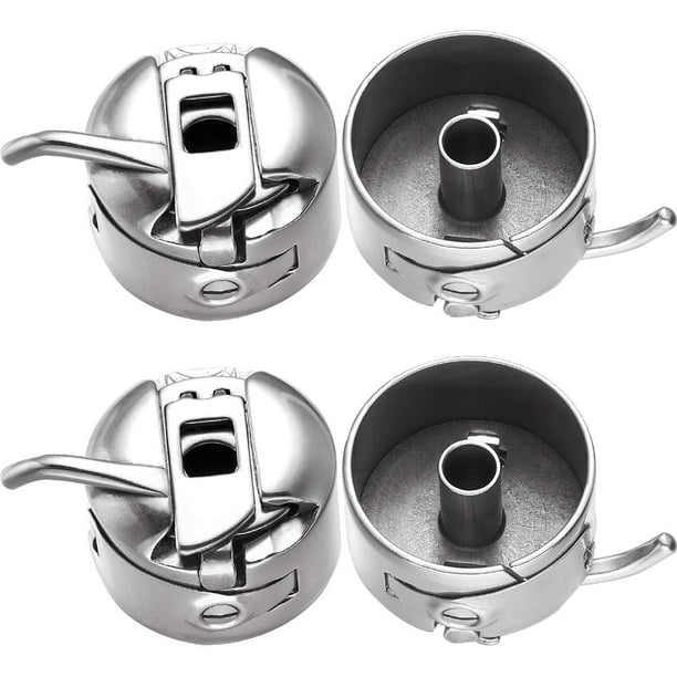 Pieces Sewing Machine Bobbin Case Stainless Steel Bobbin Case for Front