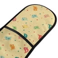 thumbnail image 2 of Dailycode Double Sided Oven Mitt with Loop Heat Resistant Kitchen Long Potholders 7" x 35" Colorful Birds and Stars, 2 of 6