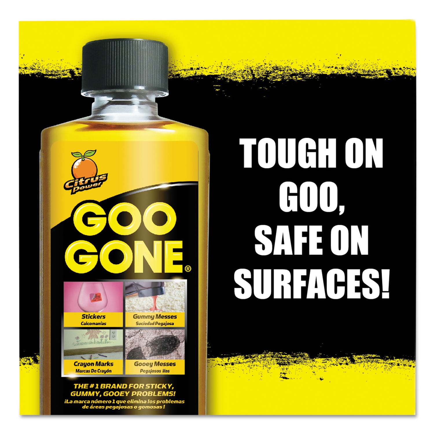 Goo Gone Adhesive Remover 8 oz Surface Safe /Sticker Label Decal Gum Tar  +More