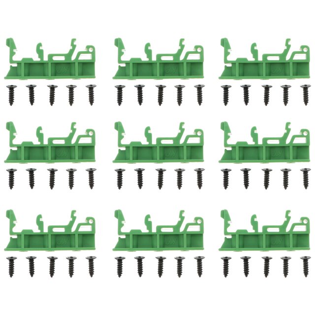 Miangastore Support de Montage PCB Vert 20 Supports 1.7x0.8x0.4in