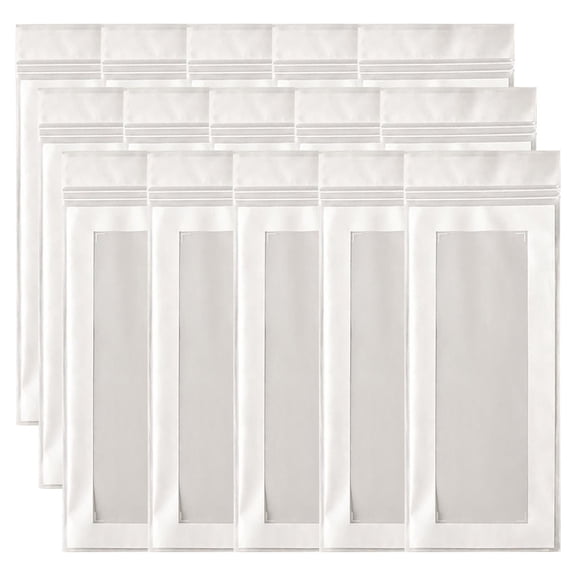 15 Pack Reusable Long Storage Bags Double Zip Freshness Food Saver Bags For Kitchen And Travel