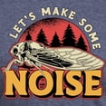 thumbnail image 3 of CafePress - Cicadas Let's Make Some Noise Loves Cicada Insect Men's Deluxe T Shirt - Mens Tri-blend T-Shirt, 3 of 4