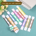 thumbnail image 4 of Uxcell Pack of 175 Money Band Bundles, Self-Adhesive Bill Wrappers, 4.92x3.07 Inch, Orange/Blue/Pink/Red/Yellow, 4 of 7