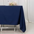 thumbnail image 6 of Efavormart 70" Navy Blue Premium Scuba Square Tablecloth, Wrinkle Free Polyester Seamless Tablecloth, 6 of 6
