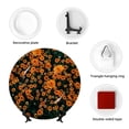 thumbnail image 4 of Kdxio Daisies Bone China Decorative Plate Ceramic Decorative Plate for Home Office Wall Stand Decorative Plates for Home Bedroom-8in, 4 of 6