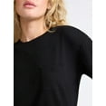 thumbnail image 5 of Joyspun Women's Sleep Tee with Short Sleeves, Sizes XS-3X, 5 of 6