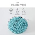 thumbnail image 5 of Juego de toallas de mano de cocina de chenilla azul y gris, toalla de mano de secado rápido de microfibra decorativa monocromática, pequeña bola peluda con lazo, 5 of 5