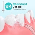 thumbnail image 3 of COSLUS Water Dental Flosser Replacement Tips,4-Pcs, Only Compatible Water Teeth Flosser Pick CX30, 3 of 4