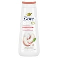 thumbnail image 1 of Dove Nettoyant Corporel pour 24 H de Peau Douce Pêche Blanche + Lait de Riz Rééquilibrant, 591 ml, 1 of 7