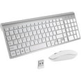 thumbnail image 1 of Wireless Keyboard Mouse Set Portable Mute Keyboard Mouse for PC Laptop Notebook Wireless Keyboard Mouse Set Portable Mute Keyboard Mouse Practical Computer Accessoriess Easy to Use Great, 1 of 8