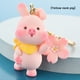 thumbnail image 5 of Llavero de Anillo Qarigey Animal de Dibujos Animados PVC, 5 of 6