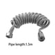 thumbnail image 4 of Juego de ducha de mano para lavabo, extensión de grifo para lavado de cabello, manguera retráctil, soporte para rociador, desviador de grifo económico con adaptador para baño, lavadero y cocina., 4 of 6
